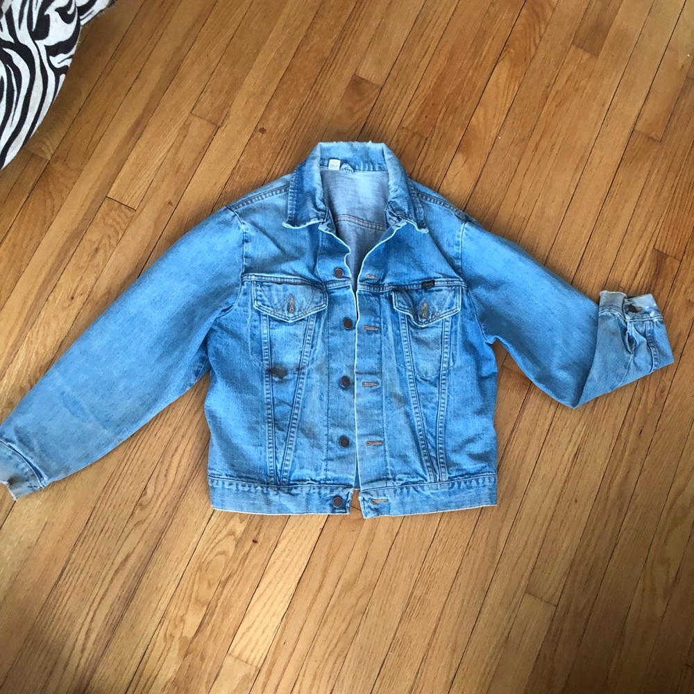 Vintage Wrangler denim jacket, sz 42